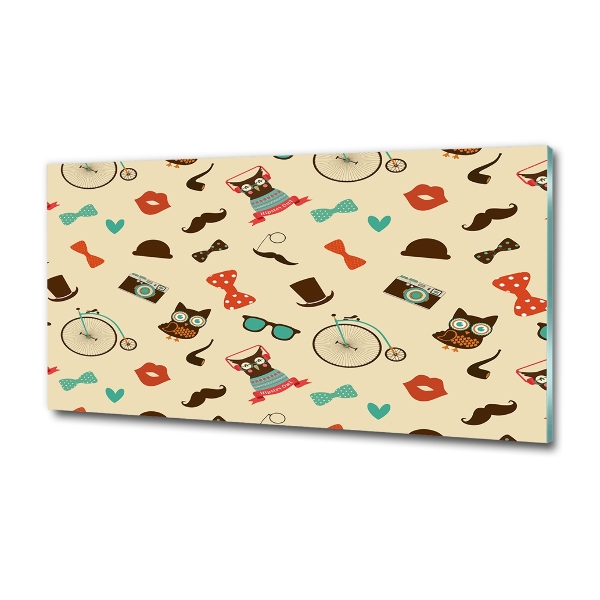 Schilderij op glas Hipsteruilen