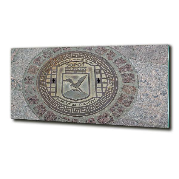 Glazen schilderij Sopot-put