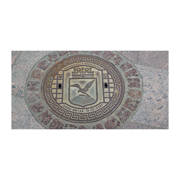 Glazen schilderij Sopot-put