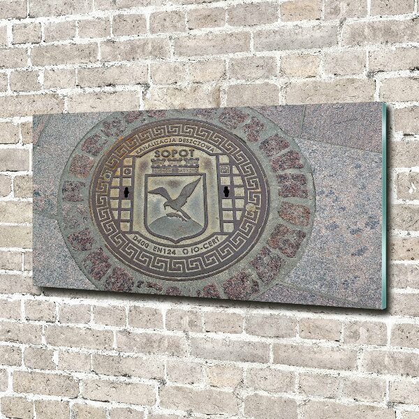 Glazen schilderij Sopot-put