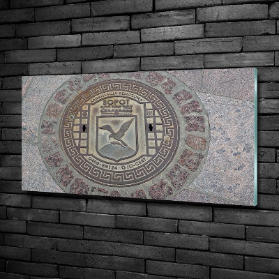 Glazen schilderij Sopot-put