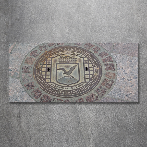 Glazen schilderij Sopot-put