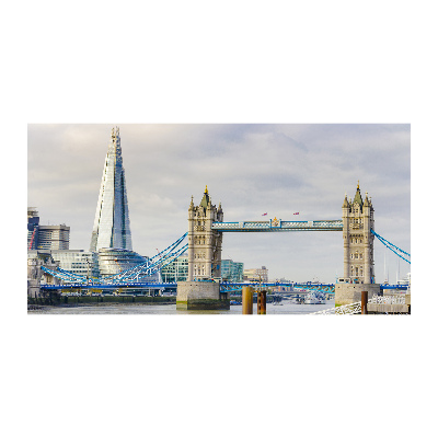 Glazen schilderij Theems Londen