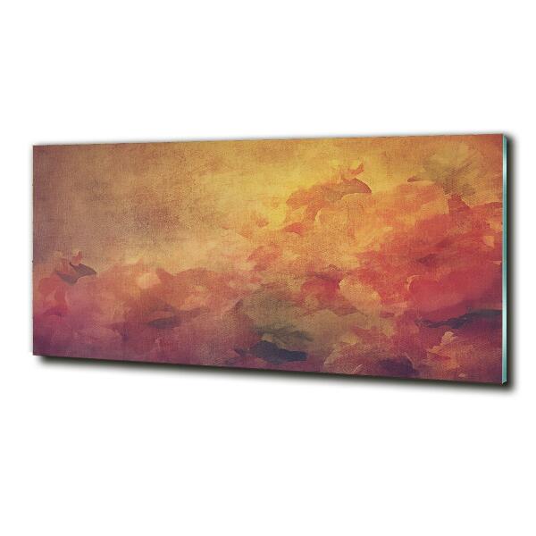 Glazen schilderij Bloemen