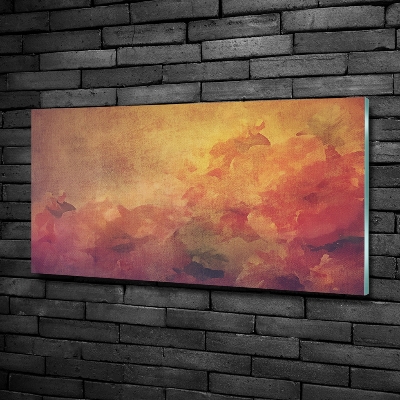 Glazen schilderij Bloemen