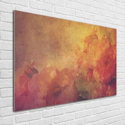 Glazen schilderij Bloemen