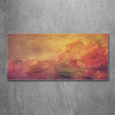 Glazen schilderij Bloemen