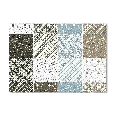 Foto schilderij op glas Geometrische patronen