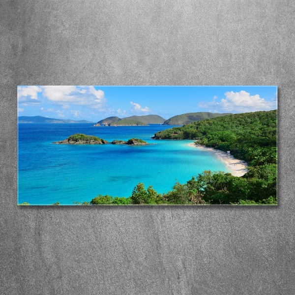 Glazen schilderij Maagdeneilanden