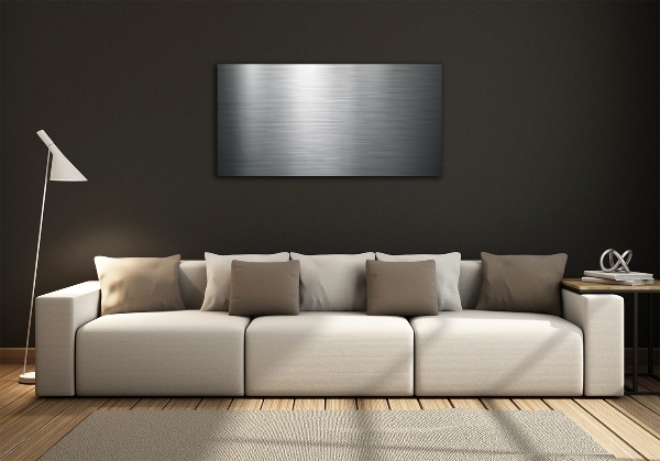 Schilderij op glas Metalen achtergrond