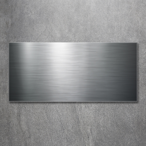 Schilderij op glas Metalen achtergrond