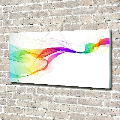 Schilderij glas Kleurrijke abstractie