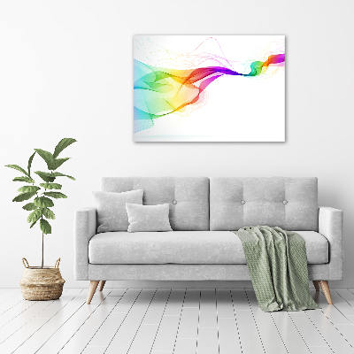 Schilderij glas Kleurrijke abstractie