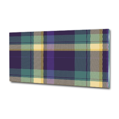 Glazen schilderij Geruite textuur