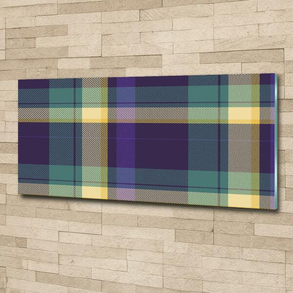 Glazen schilderij Geruite textuur