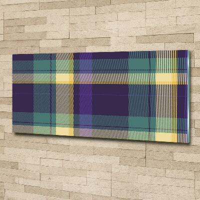 Glazen schilderij Geruite textuur