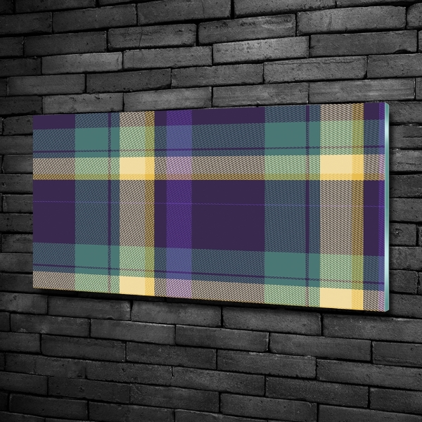 Glazen schilderij Geruite textuur