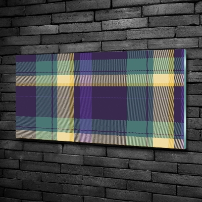 Glazen schilderij Geruite textuur