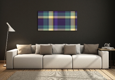 Glazen schilderij Geruite textuur