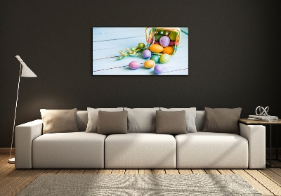 Glazen schilderij Paaseieren
