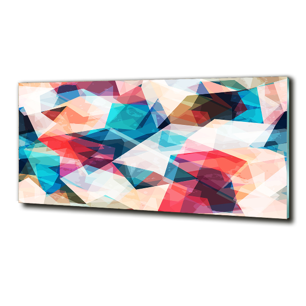 Foto schilderij op glas Abstracte mozaïek