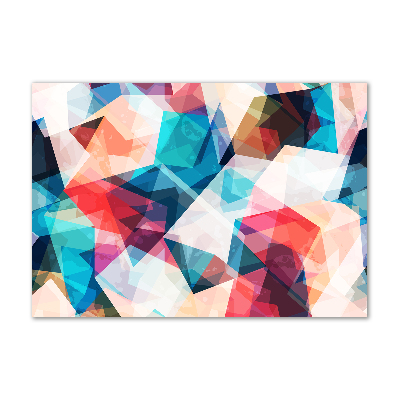 Foto schilderij op glas Abstracte mozaïek