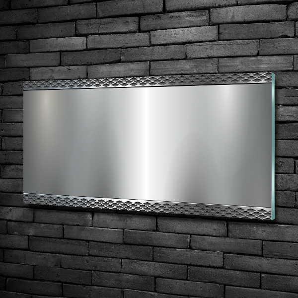 Schilderij op glas Metalen achtergrond