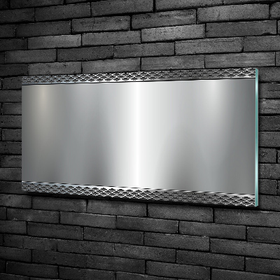 Schilderij op glas Metalen achtergrond