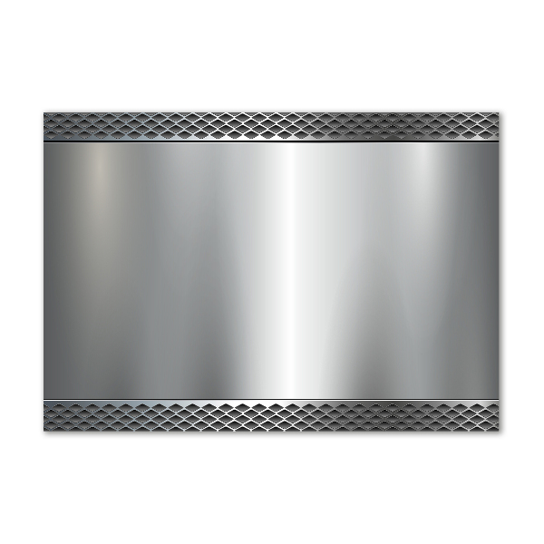 Schilderij op glas Metalen achtergrond
