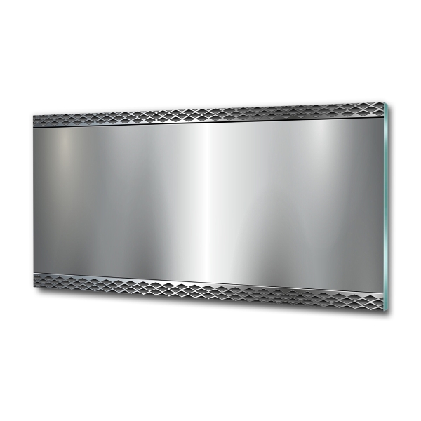 Schilderij op glas Metalen achtergrond