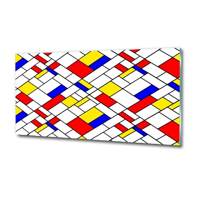 Schilderij glas Abstractie