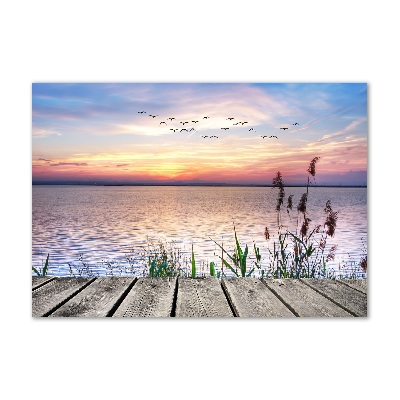 Foto schilderij op glas Lake West