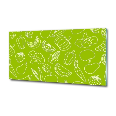 Foto schilderij op glas Fruit en groenten