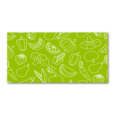 Foto schilderij op glas Fruit en groenten