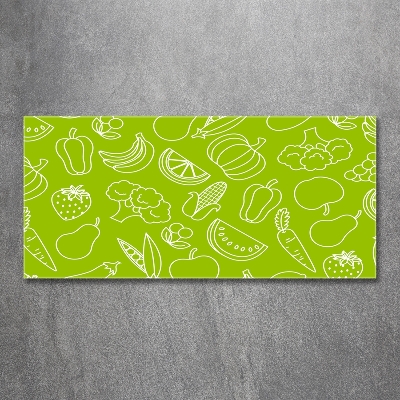 Foto schilderij op glas Fruit en groenten