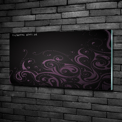 Foto schilderij op glas Ornamenten