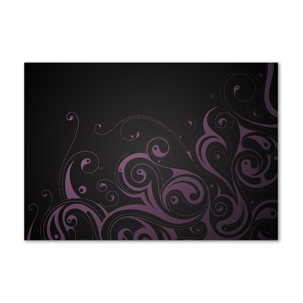 Foto schilderij op glas Ornamenten