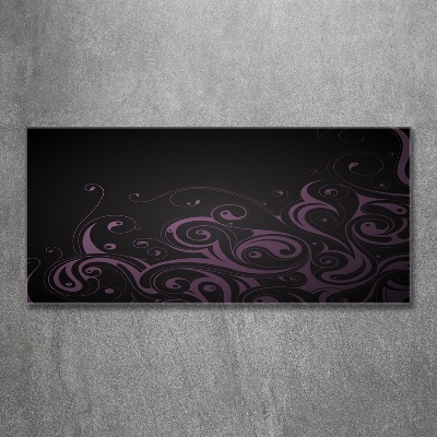 Foto schilderij op glas Ornamenten