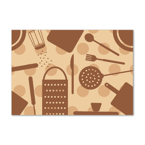 Schilderij op glas Keukengerei