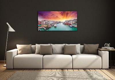 Schilderij glas Venetië