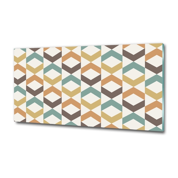 Glazen schilderij Retro achtergrond