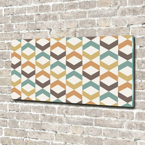 Glazen schilderij Retro achtergrond