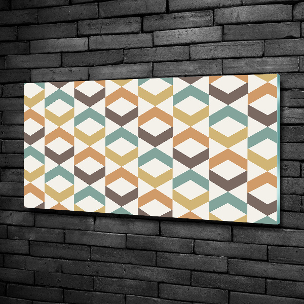 Glazen schilderij Retro achtergrond