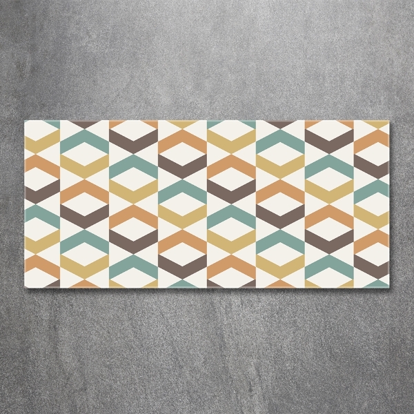 Glazen schilderij Retro achtergrond