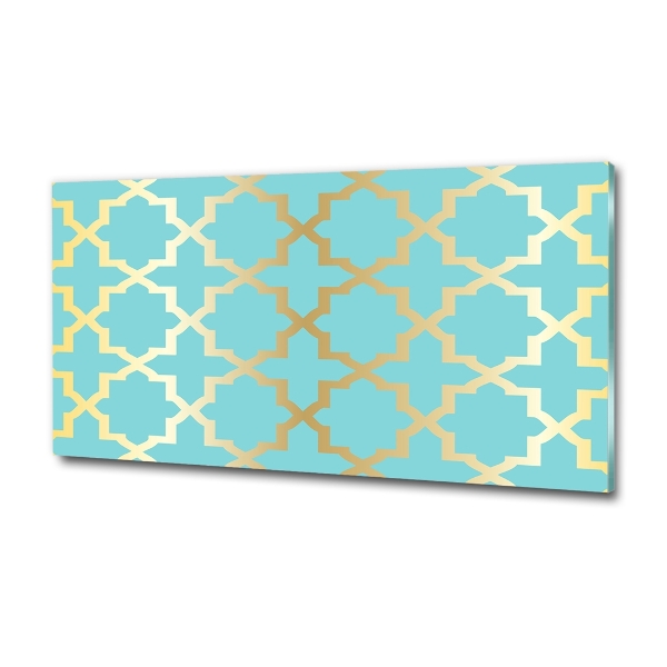 Foto schilderij op glas Arabisch patroon