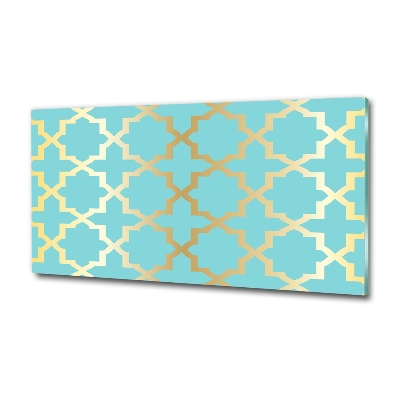 Foto schilderij op glas Arabisch patroon