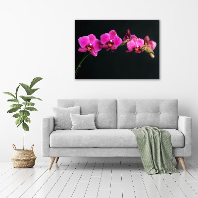 Glazen schilderij Orchidee