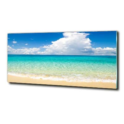 Foto schilderij op glas Paradijsstrand