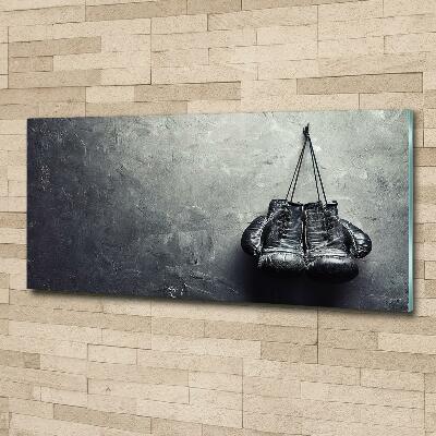 Schilderij op glas Bokshandschoenen