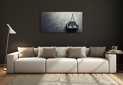 Schilderij op glas Bokshandschoenen